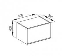 Тумба верхня 50 ОКАП Мілана