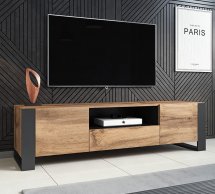 Тумба ТВ Wood/Вуд RTV180 Дуб вотан/Антрацит Cama Ширина 180 см