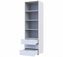 Пенал для одежды Дорос Гелар белый 3Ш 60 см