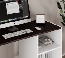 Тумба-трансформер Dolli Белый бриллиант/Венге