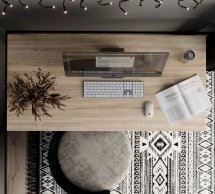 Письмовий стіл Art in Head Brevity Loft Standart/Бревіті Лофт Стандарт Дуб сонома/Білий метал