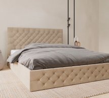 Ліжко м'яке з натурального дерева ArborDrev Каліфорнія Сосна