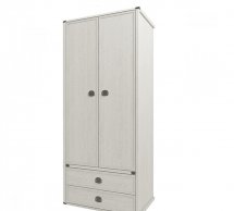 Шкаф 2D2S Mebelbos Magellan 2 дверный сосна винтаж 87 см