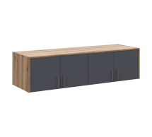 Антресоль Дорос Ронді графіт 4-дверна 160 см