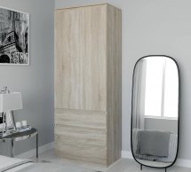 Шафа Морелі Т210 2 дверна сонома з полицями 80 см