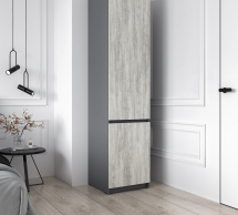 Шафа Морелі Т218 антрацит/бетон зі штангою 50 см