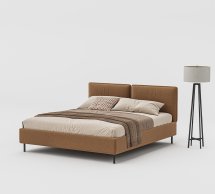 Кровать мягкая двуспальная Woodsoft Alba / Альба