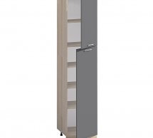 Шафа П40.214.2Д В.5 для посуду з полками Хай-тек кольоровий друк