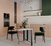 Стол-трансформер Voody Белый бриллиант/Чёрные ноги