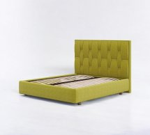 Ліжко м'яке двоспальне Городок меблі Марсель без підйомного механізму