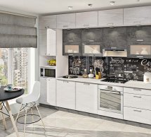 Кухня Хай-тек з текстурою комплект