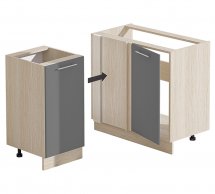 Тумба-мийка нижня Н100х60.82.1Д кутова Хай-тек кольоровий друк