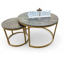 Двойной журнальный столик DION
