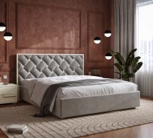 Кровать мягкая двуспальная Arbordrev Илюзия