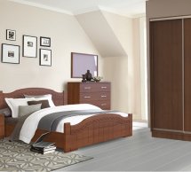 Кровать Кровать с газлифтом и металическим каркасом