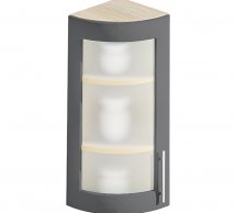 Шкаф верхний В30.72.1СК/В30.92.1СК кут. гнут.Хай-Тек глянец перламутр