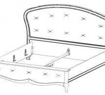 Ліжко 160 MI-Loze 1 MILANO