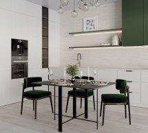 Стол-трансформер Voody Графит серый/Чёрные ноги