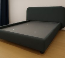 Ліжко м'яке Городок меблі Віола з підйомним механізмом та нішею для білизни