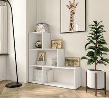 Стелаж білий на 4 комірки GT75