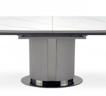 Стіл Dancan білий мармур/сірий