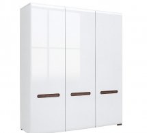 Шафа SZF3D/21/18 ВМК Украіна Амелія 3 дверна білий 180 см