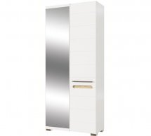 Шкаф 2ДЗ Світ Меблів Бьянко 2 дверный белый 90 см