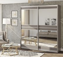 Шафа-купе 1,1м Модель-6 дводверна