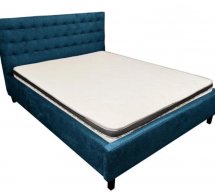 Ліжко м'яке Городок меблі Орфей з підйомним механізмом та нішею для білизни