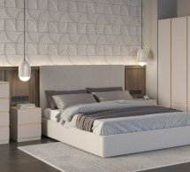 Шкаф Світ меблів 2Д2Ш Фрида 2 дверный Тоффи 80 см