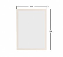 Дзеркало LUS80/110 Монако Кашемір / Елегантний сірий софттач