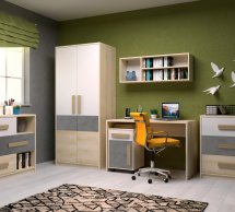 Модульна дитяча Aygo/Айго Сокме Бук пісочний/Білий/Пельтро