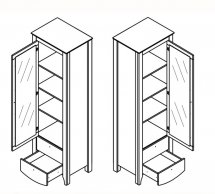 Витрина REG1W2S Карина