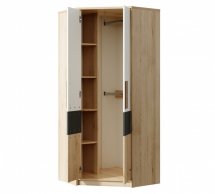Шафа кутова Сокме Айго 2 дверна бук пісочний 82 см