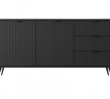 Комод 2D3S/163 Чорні/Чорні ніжки Lante