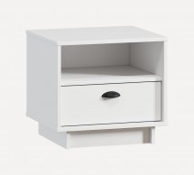 Тумба приліжкова Moreli Kuba/Куба Білий