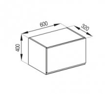 Тумба верхня 60 ОКАП Мілана