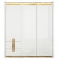 Шкаф SZF3D2S BRW Poland Alameda 3 дверный белый 180 см