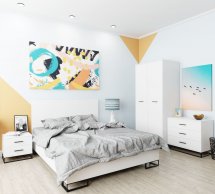 Кровать полутораспальная Art in Head Ascet / Аскет 120 см