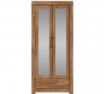 Шкаф REG2L1S/20/9 BRW Poland Gent 2 дверный дуб стирлинг 88 см