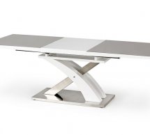 Стіл Sandor 2 сірий/білий