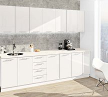 Кухонний комплект Фарбований високий глянець 2,7 м