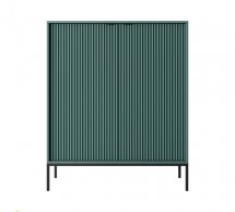 Комод високий Лабрадор/Чорні ніжки K104 Nova