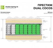 Матрац ПРЕСТИЖ DUAL COCOS / TM MUSSON
