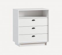 Комод Куба К001 Білий Морелі