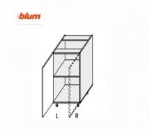 Секция нижняя правая 20Н/820 1дв Pro Blum Миллениум WG