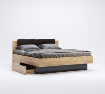 Кровать с ящиками для белья без каркаса 160х200 Луна
