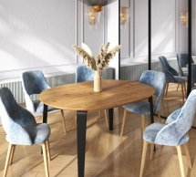 Стол Амбер Круг раскладной