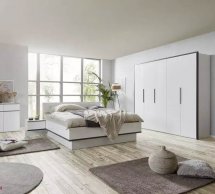 Модульна спальня Luka/Лука Міромарк Білий глянець/Мат антацит