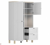 Шкаф BRW Poland REG/100/150/40/1 Modeo 2 дверный белый 100 см